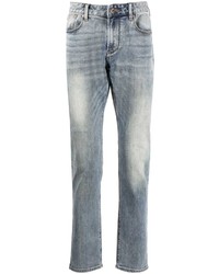 Emporio Armani Logo Plaque Slim Fit Jeans