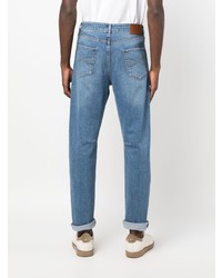 Brunello Cucinelli Low Rise Tapered Leg Jeans