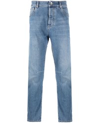 Brunello Cucinelli Low Rise Tapered Leg Jeans