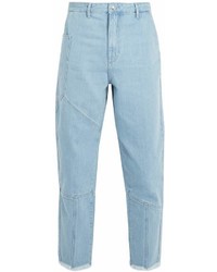 MARQUES ALMEIDA Marquesalmeida Panelled Frayed Cuff Denim Jeans
