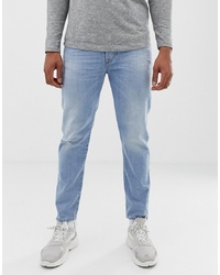 Diesel Mharky 080af Slim Fit Jeans In Light Wash