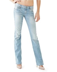 GUESS Mid Rise Bootcut Jeans In Harrow Wash