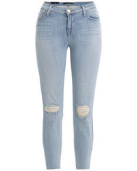 J Brand Mid Rise Cropped Jeans