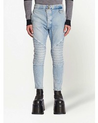 Balmain Mid Rise Cropped Skinny Jeans