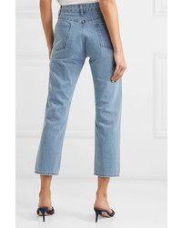 Casasola Mid Rise Cropped Straight Leg Jeans
