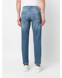 Diesel Mid Rise Straight Leg Jeans