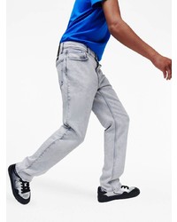 KARL LAGERFELD JEANS Mid Rise Straight Leg Jeans