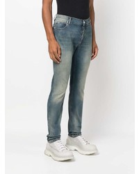 Balmain Mid Rise Tapered Jeans