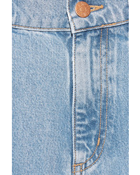 MiH Jeans Mih Jeans Topanga Mid Rise Wide Leg Jeans Light Denim
