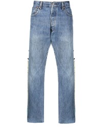Children Of The Discordance Mix Print Straight Jeans