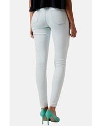 Topshop Moto Leigh Mid Rise Skinny Jeans