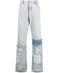 Heron Preston Multi Panel Denim Jeans