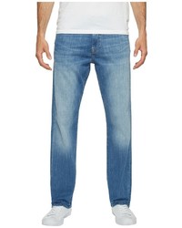Mavi Jeans Myles Mid Rise Straight Leg In Mid Blue Portland Jeans