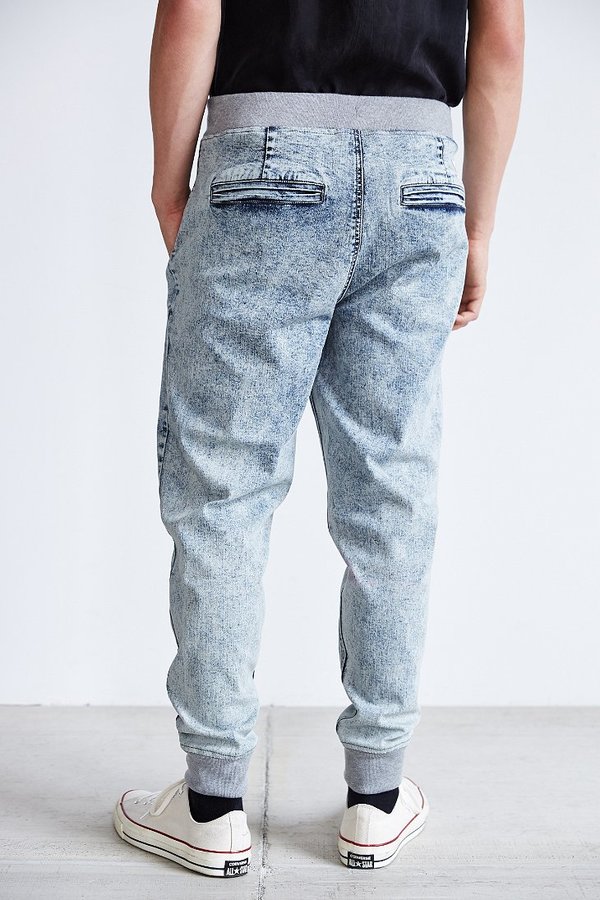 Urban Outfitters Native Youth Acid Wash Denim Slim Fit Jogger Pant, $80 ...