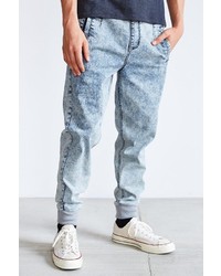 Urban Outfitters Native Youth Acid Wash Denim Slim Fit Jogger Pant