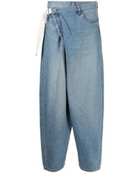 Attachment Oversized Tapered Jeans
