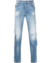 John Richmond Paint Splatter Detail Jeans