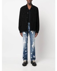 DSQUARED2 Painted Straight Leg Jeans