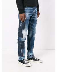 Philipp Plein Patch Denim Jeans