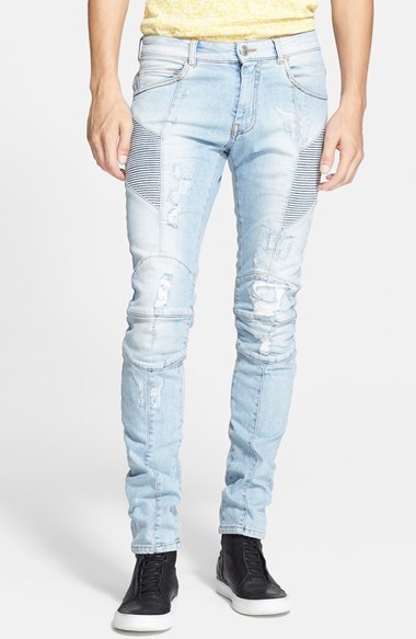 moto distressed jeans