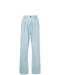 Strateas Carlucci Pleated Denim Jeans