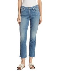 Mother Rascal High Rise Ankle Jeans