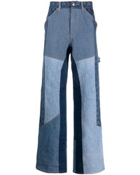 Marine Serre Regenerated Denim Moonogram Jeans