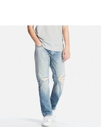 Uniqlo Regular Fit Damaged Jeans