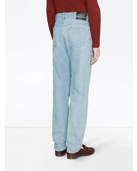 Gucci Regular Fit Stone Bleached Jeans