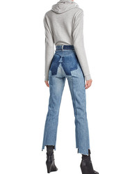 Vetements Reworked Cropped Jeans