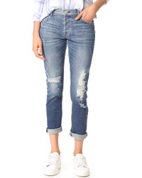 Hudson Riley Crop Relaxed Straight Jeans