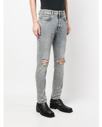 Represent Rip Detail Slim Cut Jeans