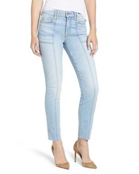 7 For All Mankind Roxanne Paneled Ankle Slim Jeans