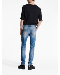 Balmain Seam Detail Slim Fit Jeans