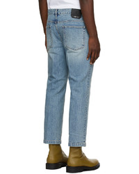Solid Homme Semi Wide Cropped Jeans