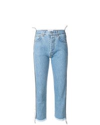 Forte Dei Marmi Couture Side Band Cropped Jeans