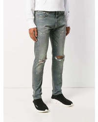 Represent Slash Knee Slim Fit Jeans