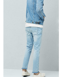 Mango Outlet Slim Fit Cropped Rick Jeans