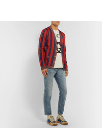 Gucci Slim Fit Cropped Tapered Denim Jeans
