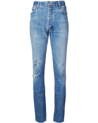 RE/DONE Slim Fit High Waisted Jeans