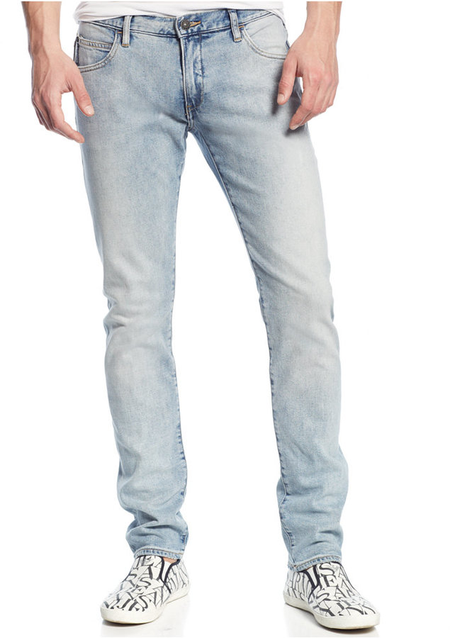 light blue slim fit jeans