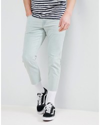 ASOS DESIGN Slim Jeans In Bleached Down Wash