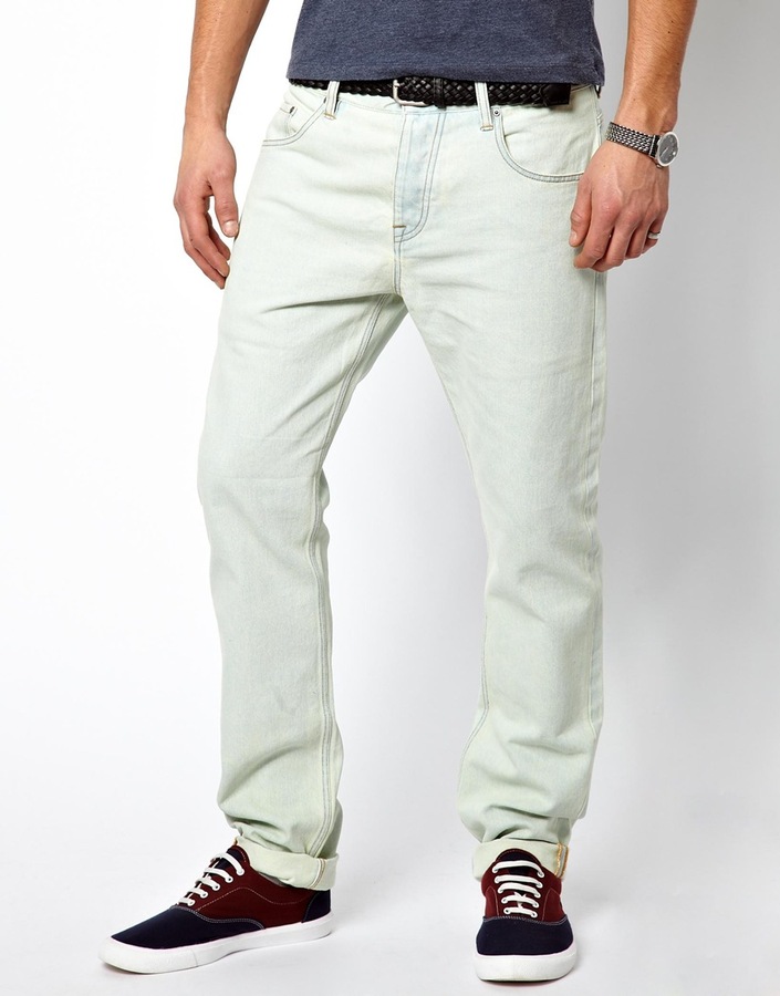 light bleached jeans