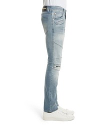 Pierre Balmain Slit Knee Jeans