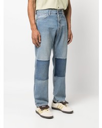 Nn07 Sonny Contrasting Panel Cotton Jeans