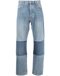 Nn07 Sonny Contrasting Panel Cotton Jeans