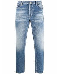 Dondup Stonewashed Organic Cotton Blend Jeans