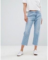Esprit Straight Fit Distressed Jeans