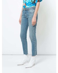 Khaite Straight Leg Cropped Jeans