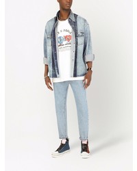 Dolce & Gabbana Straight Leg Cropped Jeans